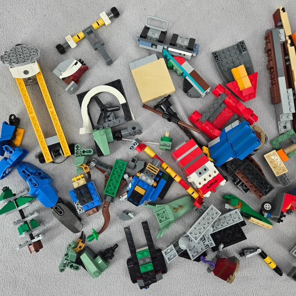 LEGO Mixed Bulk Lot Assorted Building Bricks Vehicle Parts Kids Creative Play